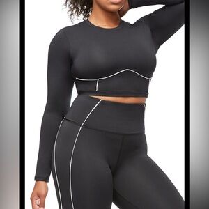 Good American Performance Crop Top SZ 4